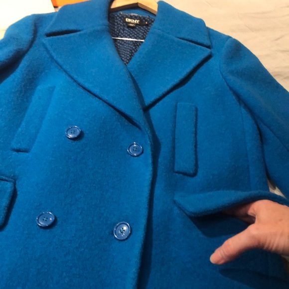 DKNY Italian Wool Coat - Picture 3 of 13